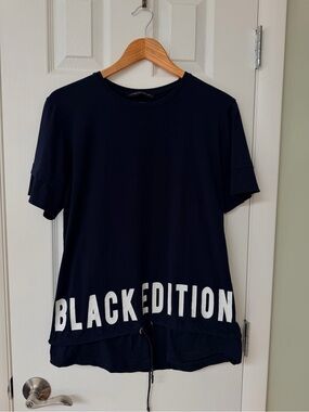 LCR Black Edition  Graphic Drawstring  Tee Size L